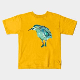 Sandpiper Beach Bird Collage Art Kids T-Shirt